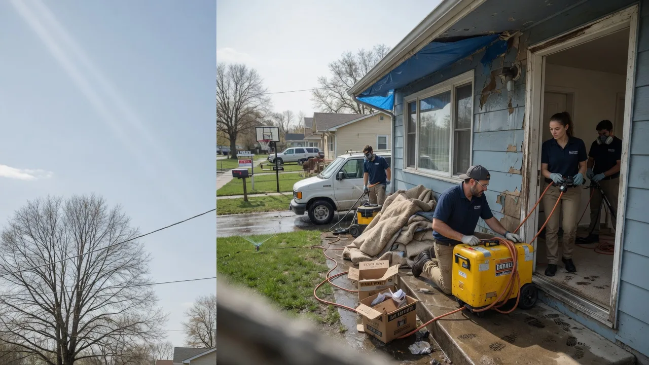 Basement Flood Cleanup in Ellinwood, KS near me